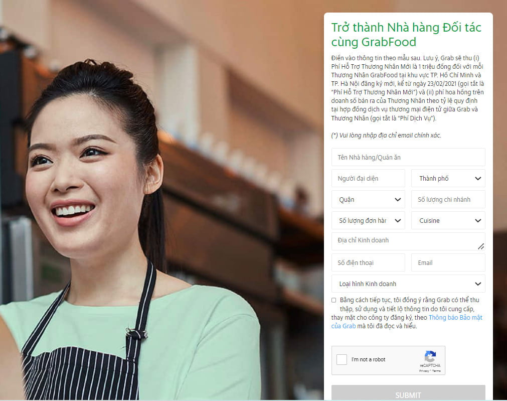 5 Bước đăng kí bán hàng trên ứng dụng grab food mới nhất