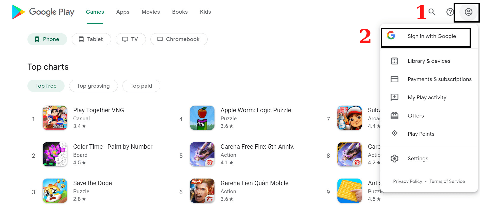 Hướng dẫn tạo tài khoản Google Play trên điện thoại, máy tính 