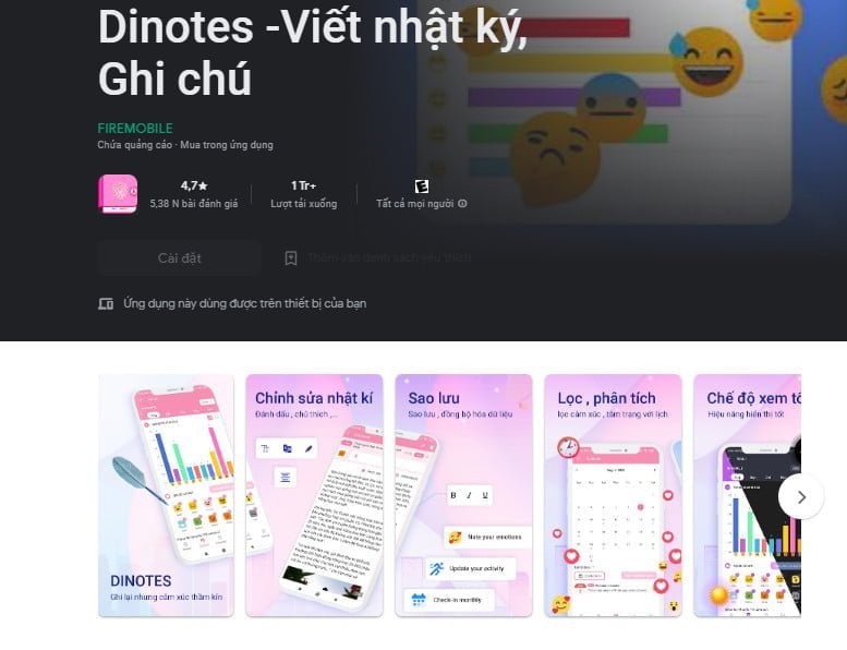 TOP 3 ỨNG DỤNG VIẾT NHẬT KÍ ĐƯỢC ƯA CHUỘNG NĂM 2022