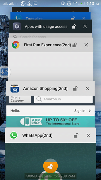 Người dùng mở quá nhiều ứng dụng cùng lúc trên điện thoại